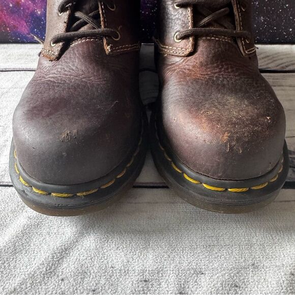 Doc Martens Industrial Steel Toe Leather Boots Sz 37 EU Women 6 ASTM 2413-11 - Picture 3 of 9